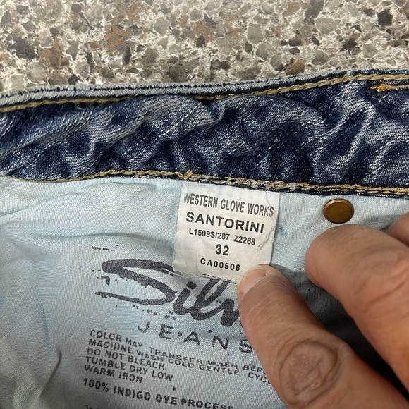 Silver Jeans Co Santorini medium Wash boot cut slight distressed women’s 32. - Picture 10 of 12